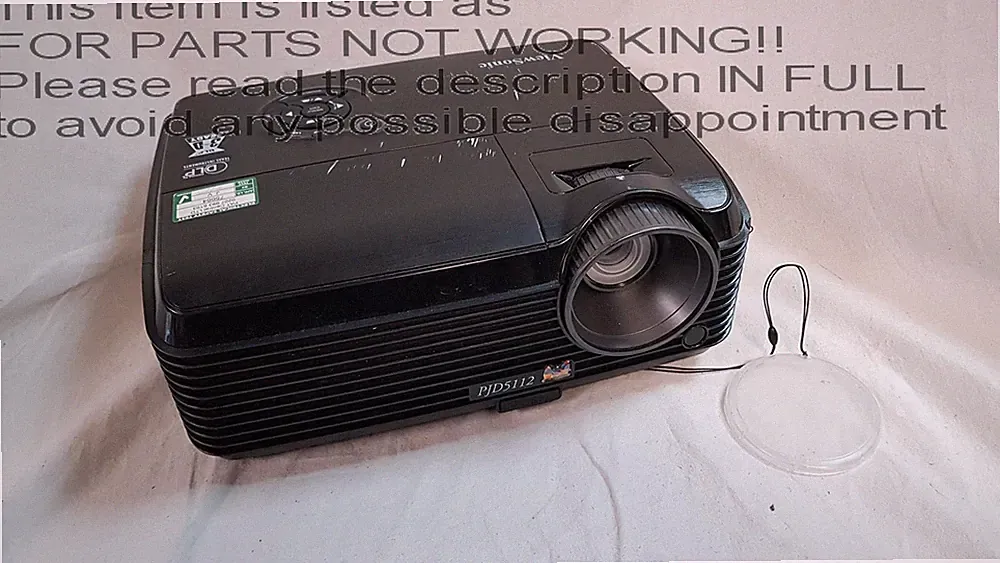 FOR PARTS! Viewsonic PJD5112 VGA DLP-Projektor NUR EINHEIT