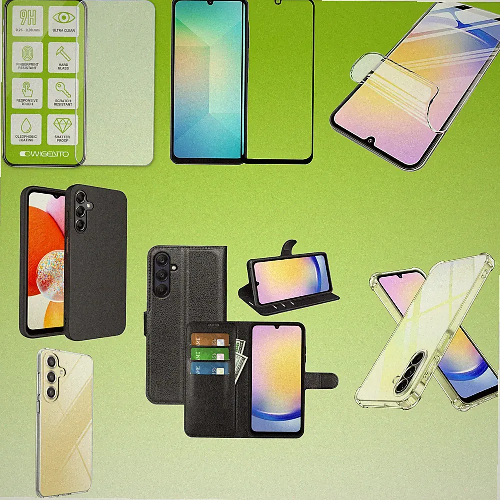 Für Samsung Galaxy A26 5G Silikon Hülle Tasche TPU 9H Hart Glas Folie AUSWAHL