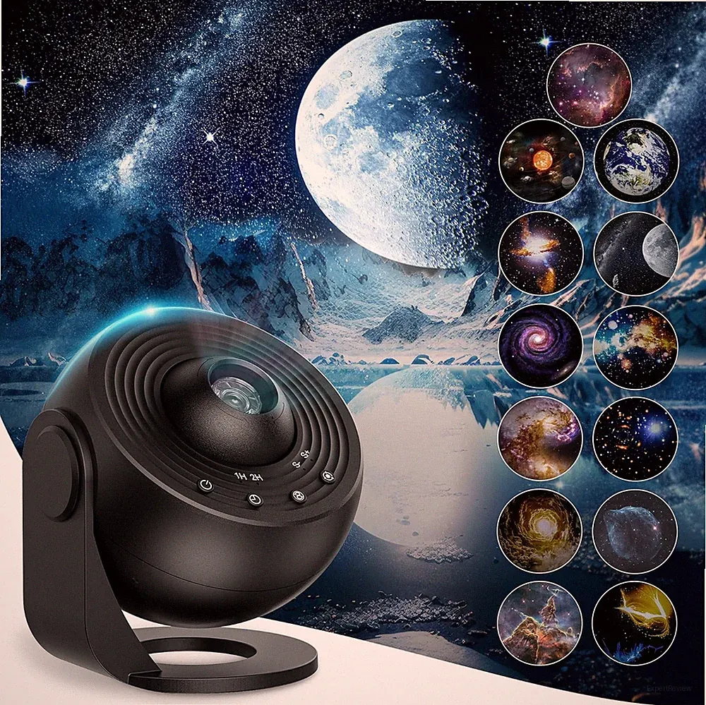 Galaxy Sternenhimmel - 13 in 1 Galaxy Sternenprojektor Nebel Nachtlicht · 360° Rotn