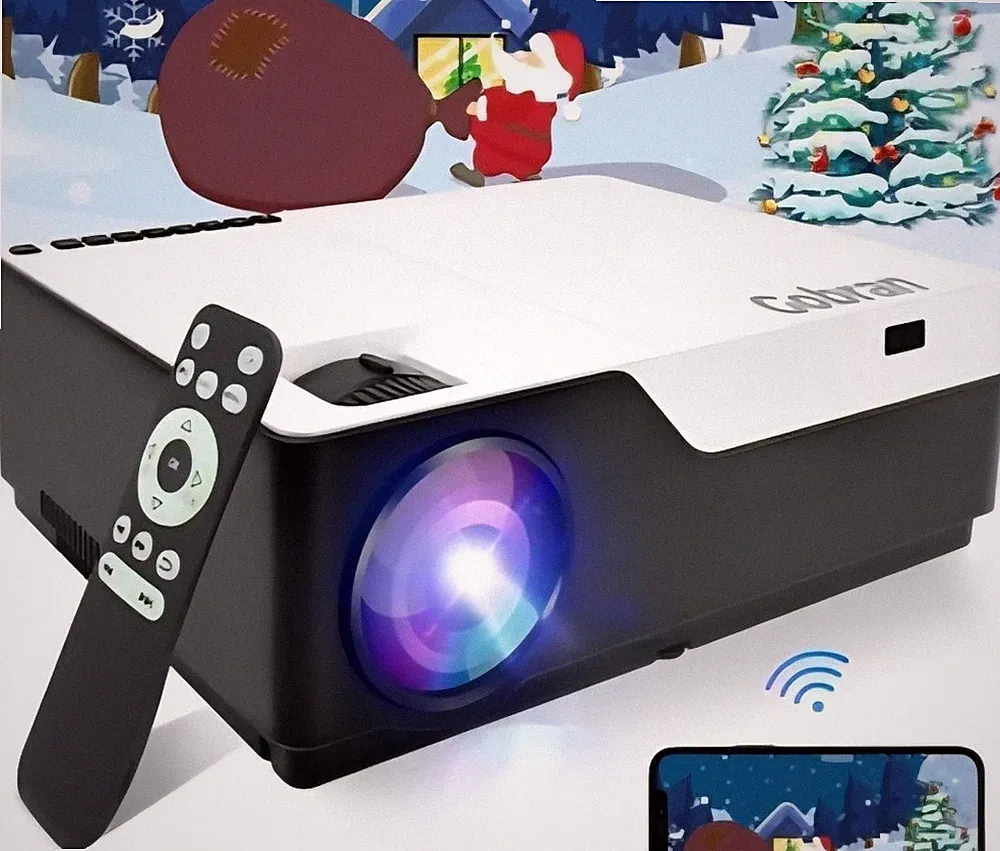Gobran M18, LED-Beamer (1920 x 1080px, 5W Stereo Lautsprecher)