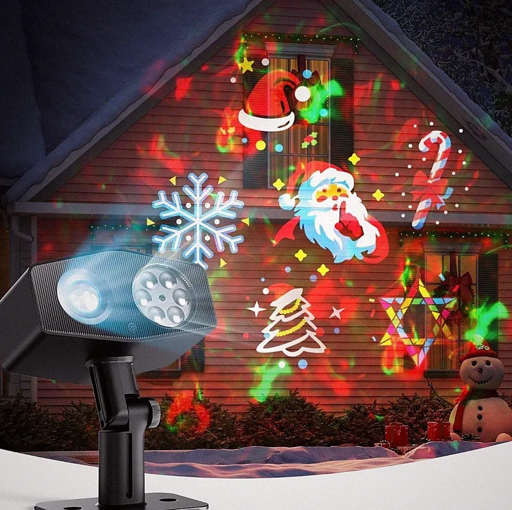 GOVEE H7071 Outdoor Schneeflockenprojektor Smart mit beweglicher Wasserwelligkeit - SB3