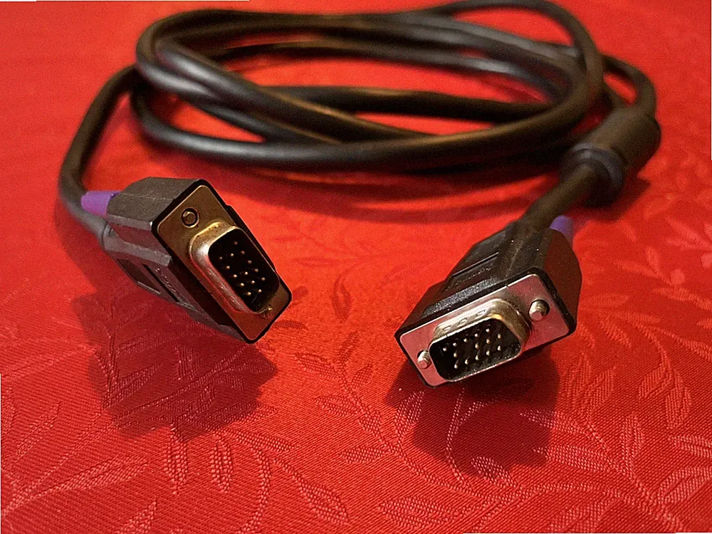 Hama 3m VGA Kabel D-Sub 15Pin für PC TFT LCD CRT HD Monitor Beamer Leinwand