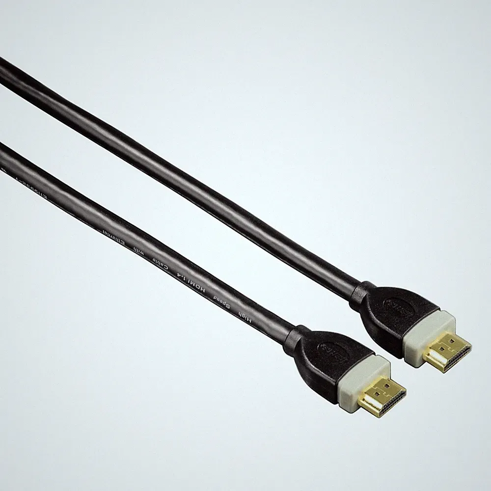 Hama 4K 10m HDMI-Kabel Ethernet GOLD Anschluss-Kabel 3D UHD Full-HD TV Beamer PC