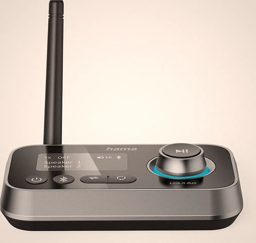 Hama Bluetooth Adapter Für TV, Stereoanlage, Beamer (Bluetooth Sender Empfänger