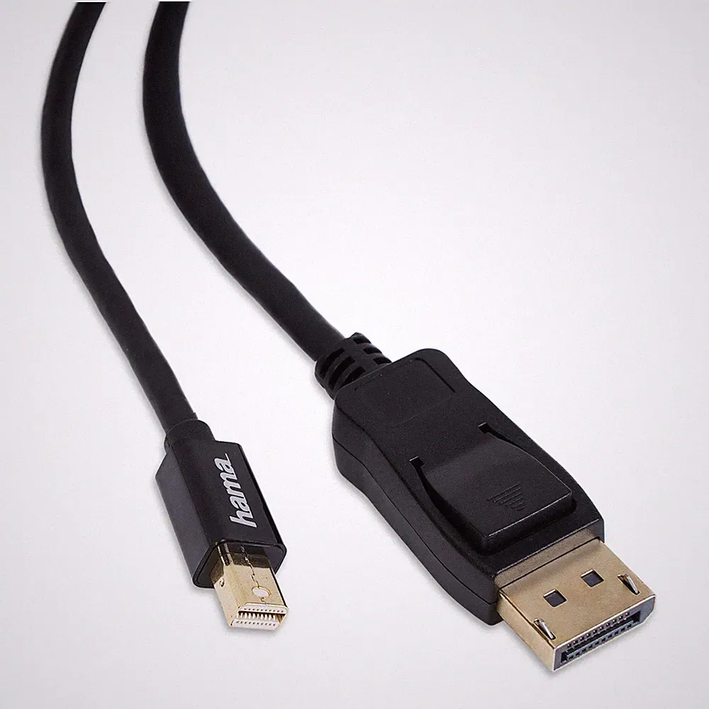 Hama Mini-Displayport zu DisplayPort Adapter-Kabel für MacBook PC Monitor Beamer