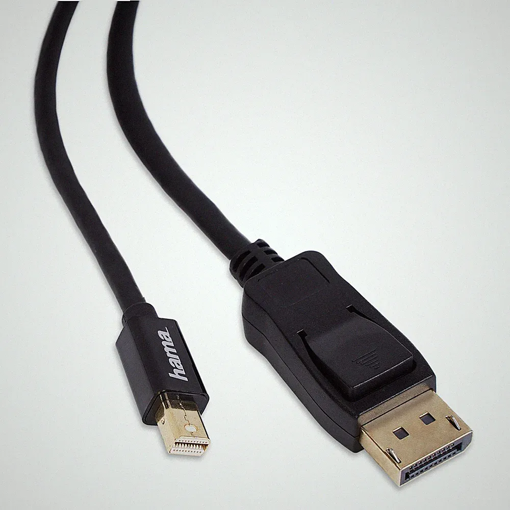 Hama Mini-Displayport zu DisplayPort Adapter-Kabel für MacBook PC Monitor Beamer
