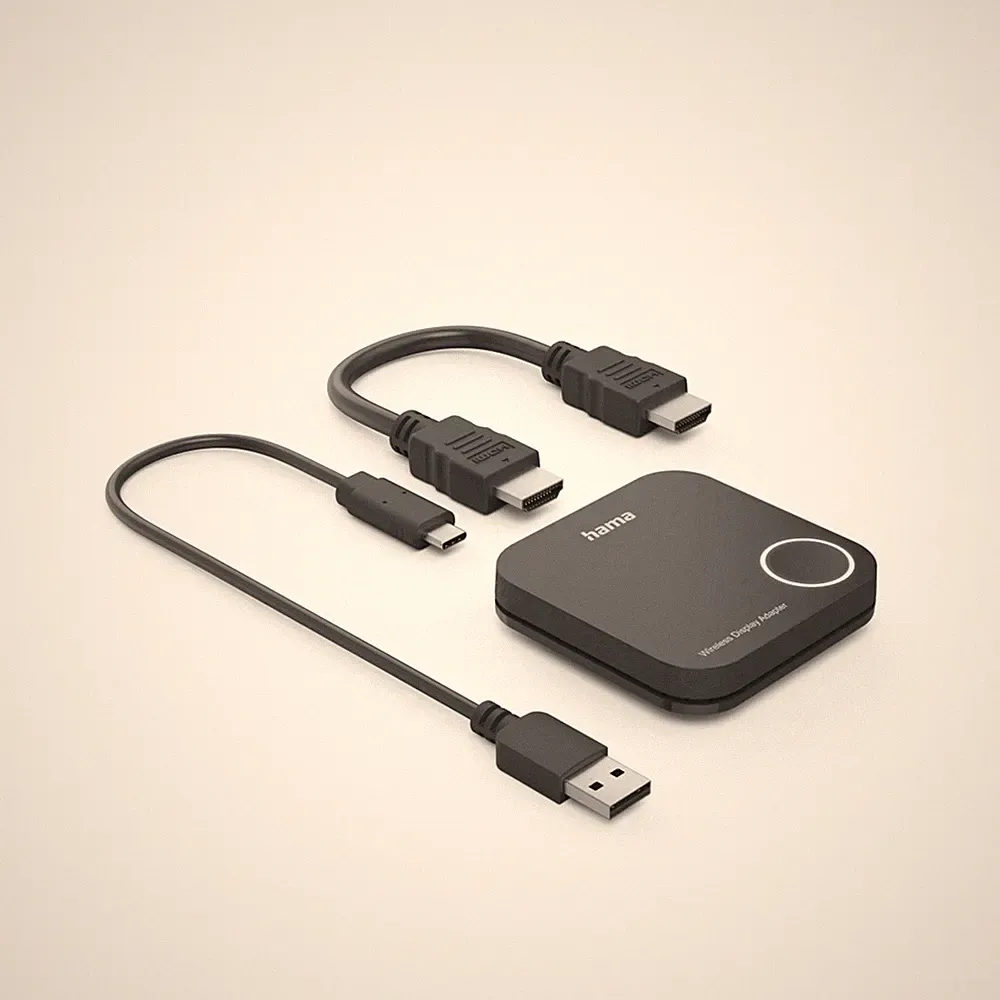 Hama Wireless Display Adapter HDMI USB-C Full-HD 1080p 30m Streaming PC Laptop