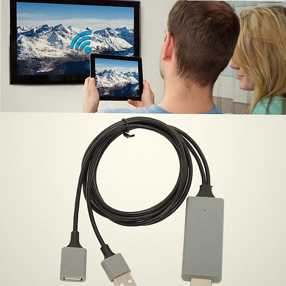 HD-USB-zu-HDMI-Digital-AV-Adapterkabel für Smartphone, Tablet, TV, Projektor