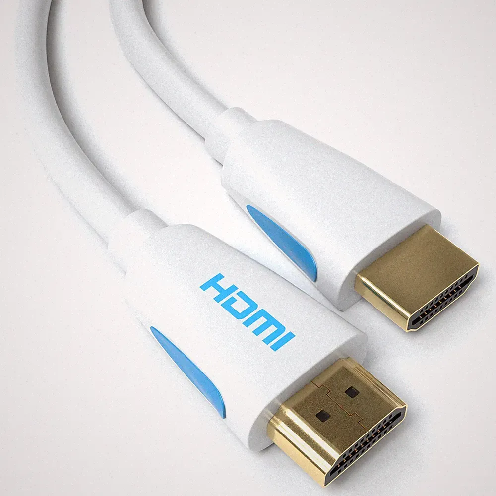 HDMI 2.0 Kabel Weiß High-Speed 3D Ethernet Full HD 4K UHD für PS4 XBOX Beamer