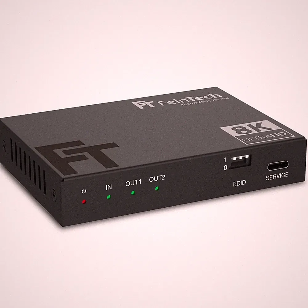 HDMI 2.1 Splitter 1 in 2 out 4K 120Hz 8k Verteiler für Monitor TV Beamer B-Ware