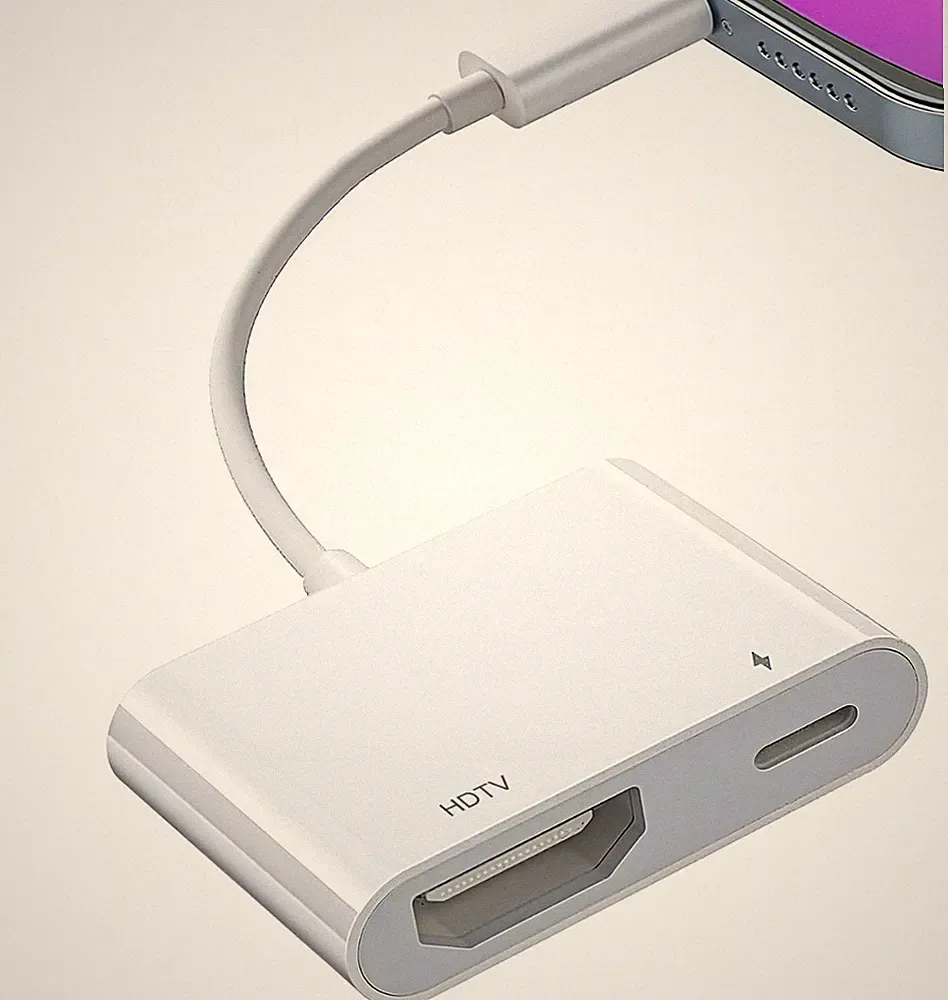 HDMI Adapter Kabel für iPhone iPad an TV Monitor Beamer 1080P Full HD 8 Pin NEU