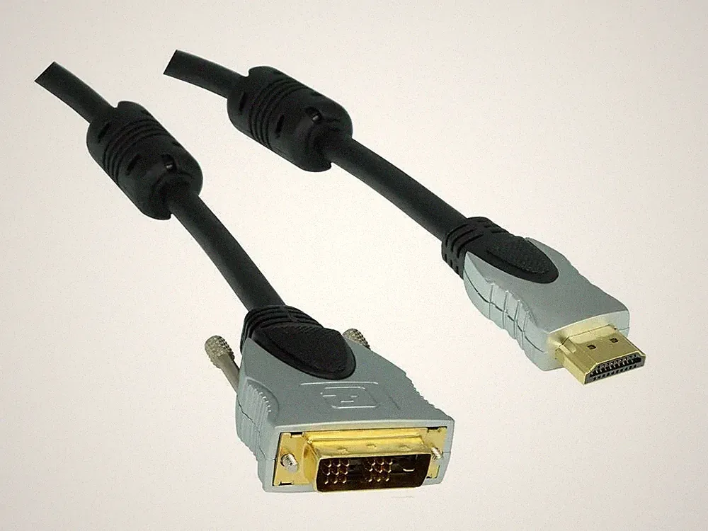 HDMI auf DVI Kabel FULL HD 1080p PC zu Monitor Beamer Adapter bis 10M nach Wahl