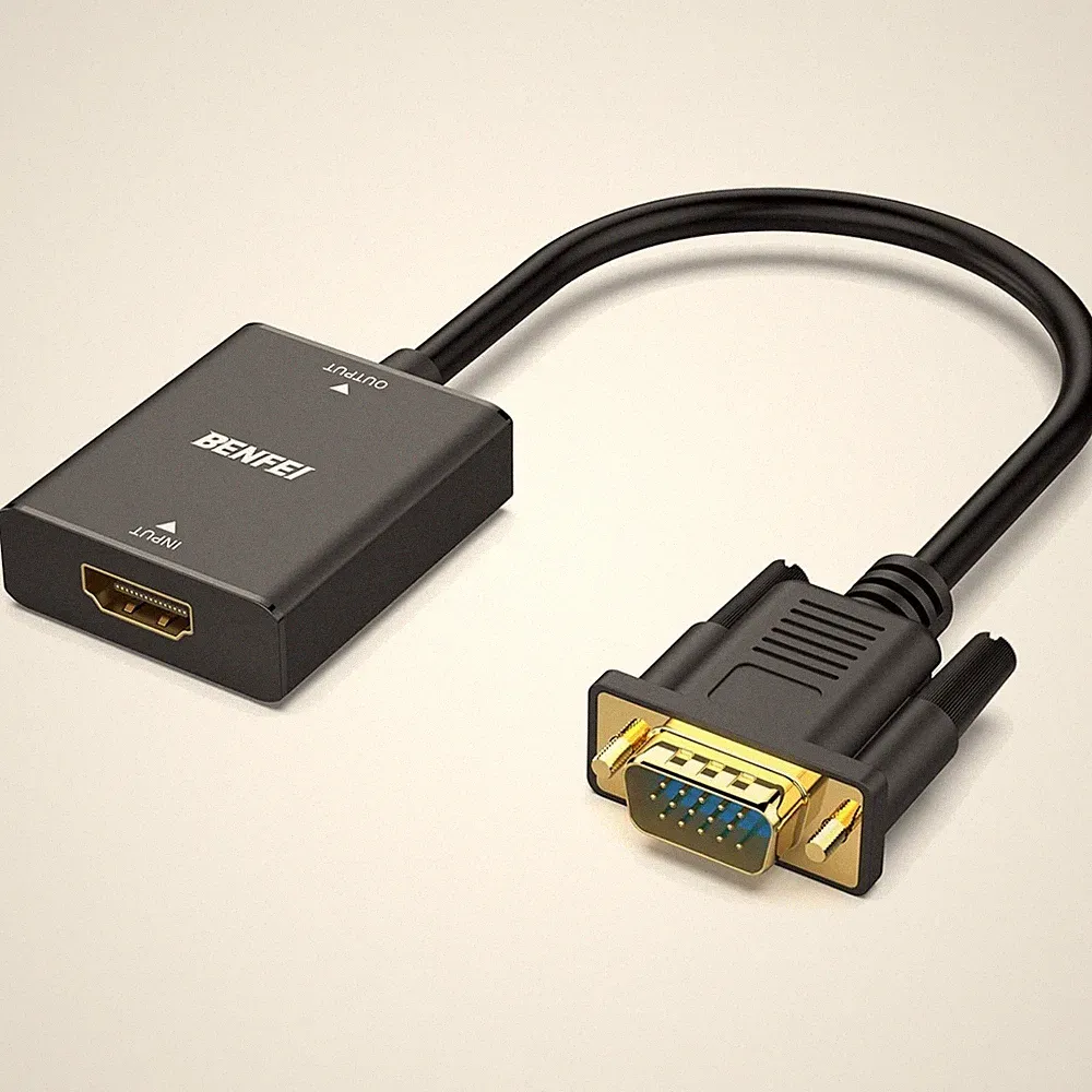 HDMI auf VGA Adapter mit Audio, Unidirektional, Unterstützung 1080p