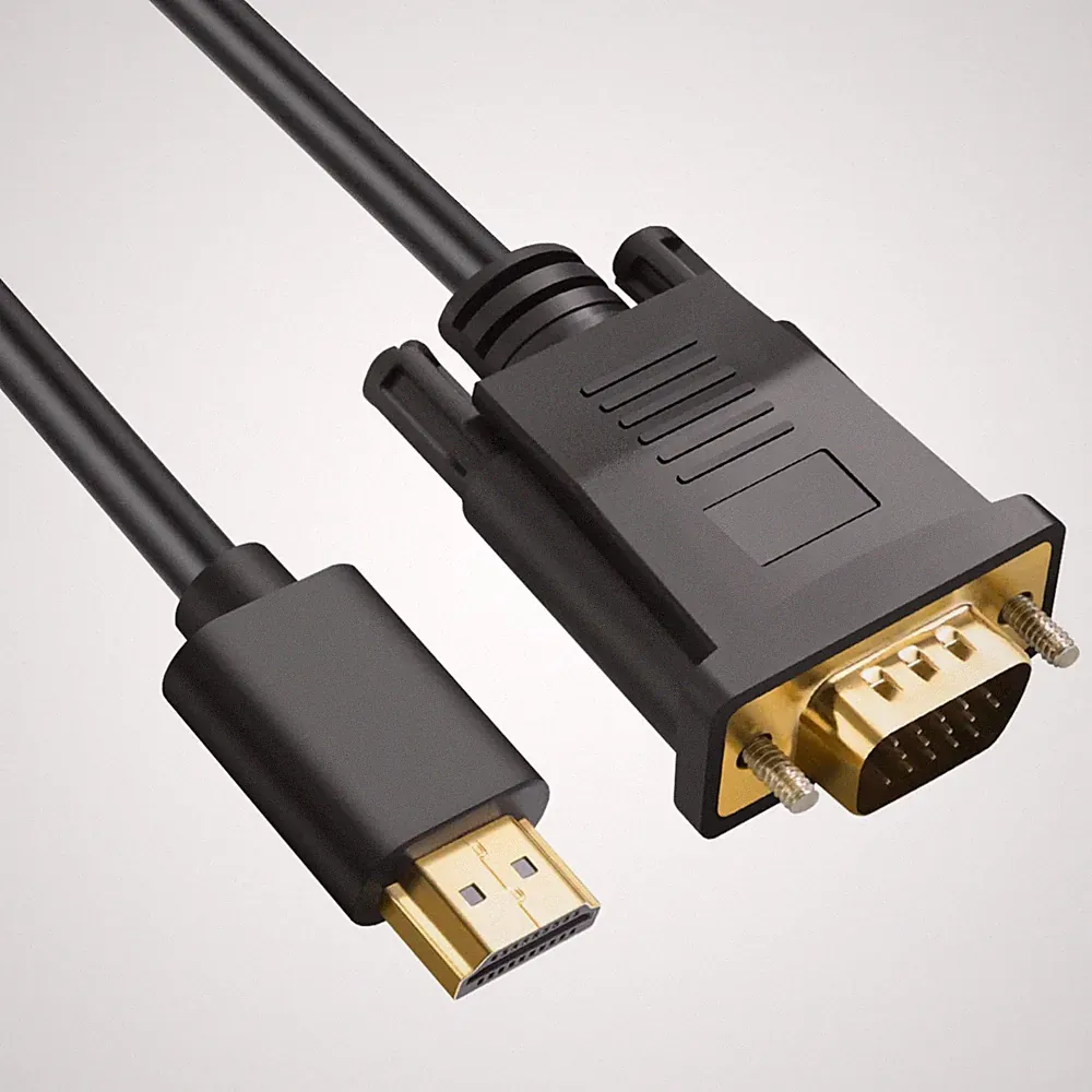 HDMI auf VGA Kabel 1080P Hochgeschwindigkeit Monitor Beamer Laptop Projektor
