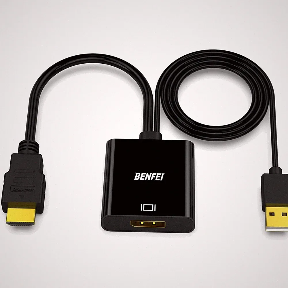 HDMI Displayport Adapter 4K 60Hz 2K 144Hz 1080P 165Hz Computer Monitor Gaming