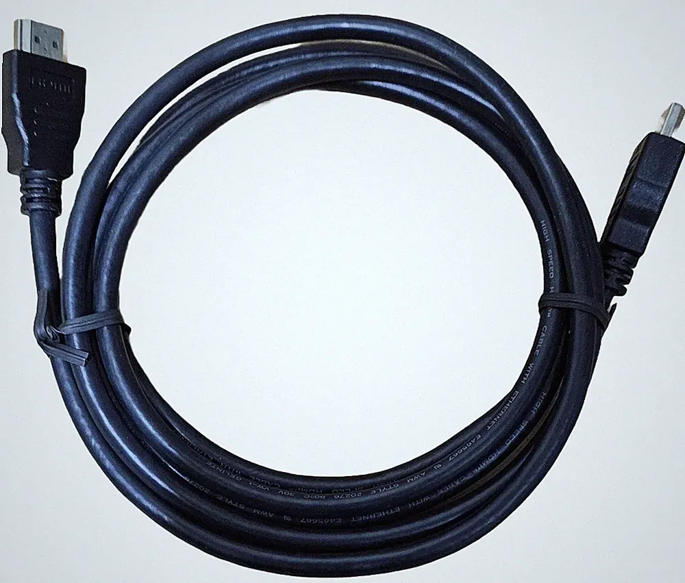 HDMI Kabel - 1,5m - schwarz - für PC, Monitor, Bildschirm, TV, LCD, Beamer etc.