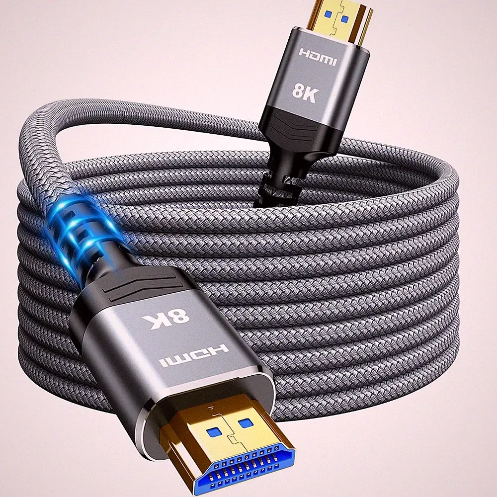 HDMI Kabel 15m 8K High Speed TV Monitor Beamer PC Konsole Heimkino Verbindung