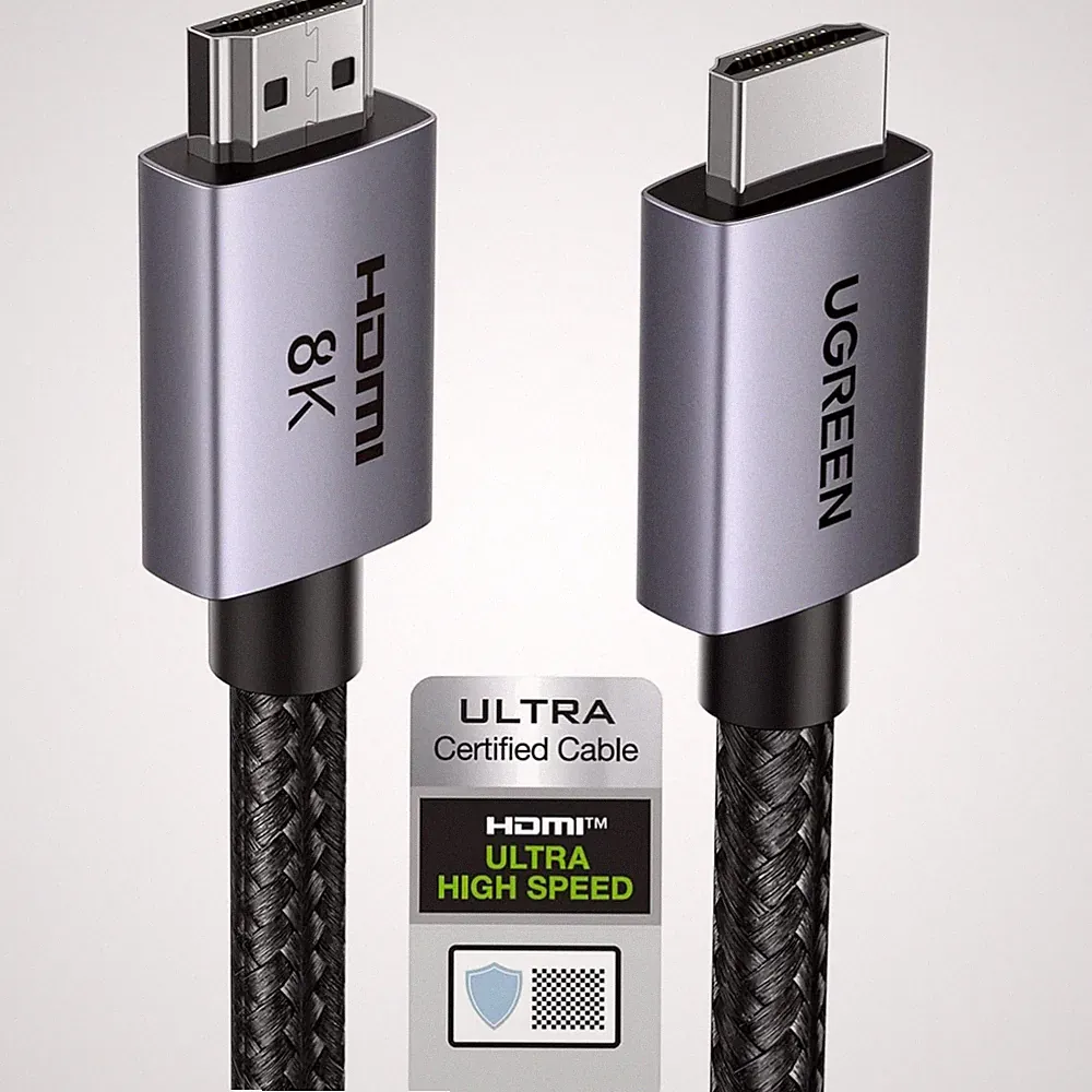 HDMI Kabel 2.1, 8K, 4K, HDR, eARC, VRR, 1m, Ultra High Speed, PS5, Xbox