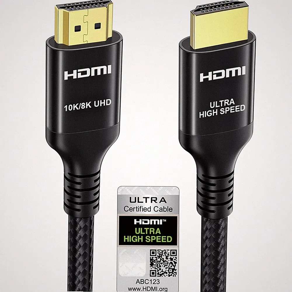 HDMI Kabel 2M HDMI 2.1 8K 4K 120Hz 144Hz 165Hz Gaming TV Projektor