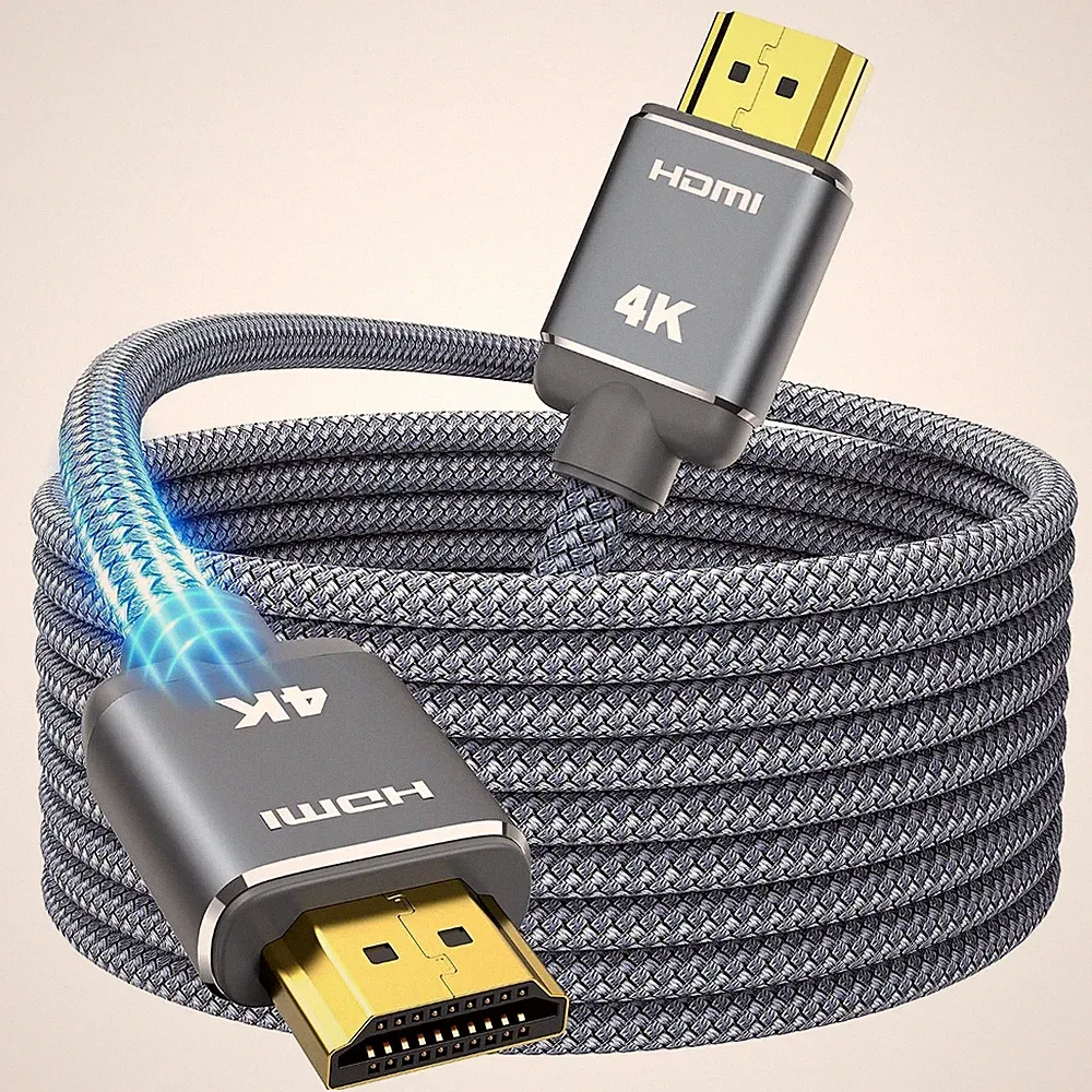 HDMI Kabel 6m 4K High Speed TV Monitor Beamer PC Konsole Heimkino Ethernet UHD