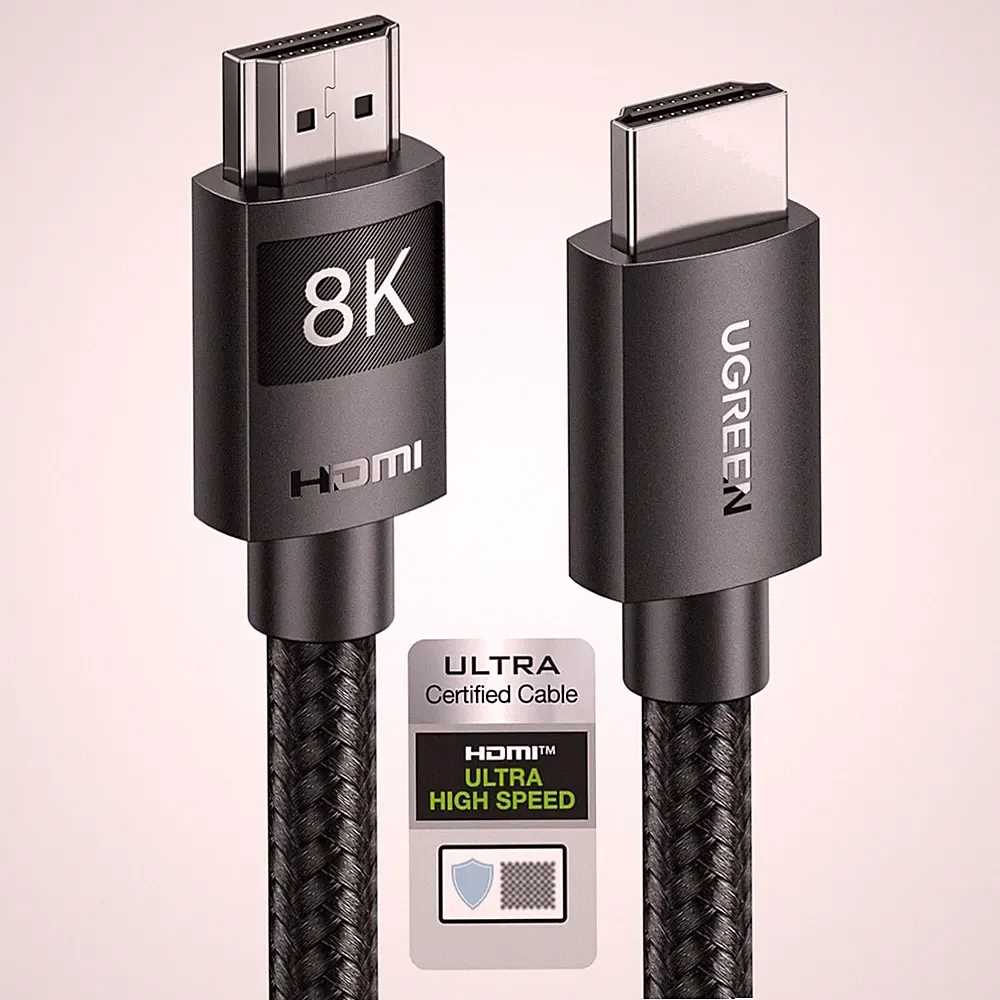 HDMI Kabel 8K 2m, HDMI 2.1, 10K, HDR, Dolby Vision, VRR, 4K, 8K, Fernseher