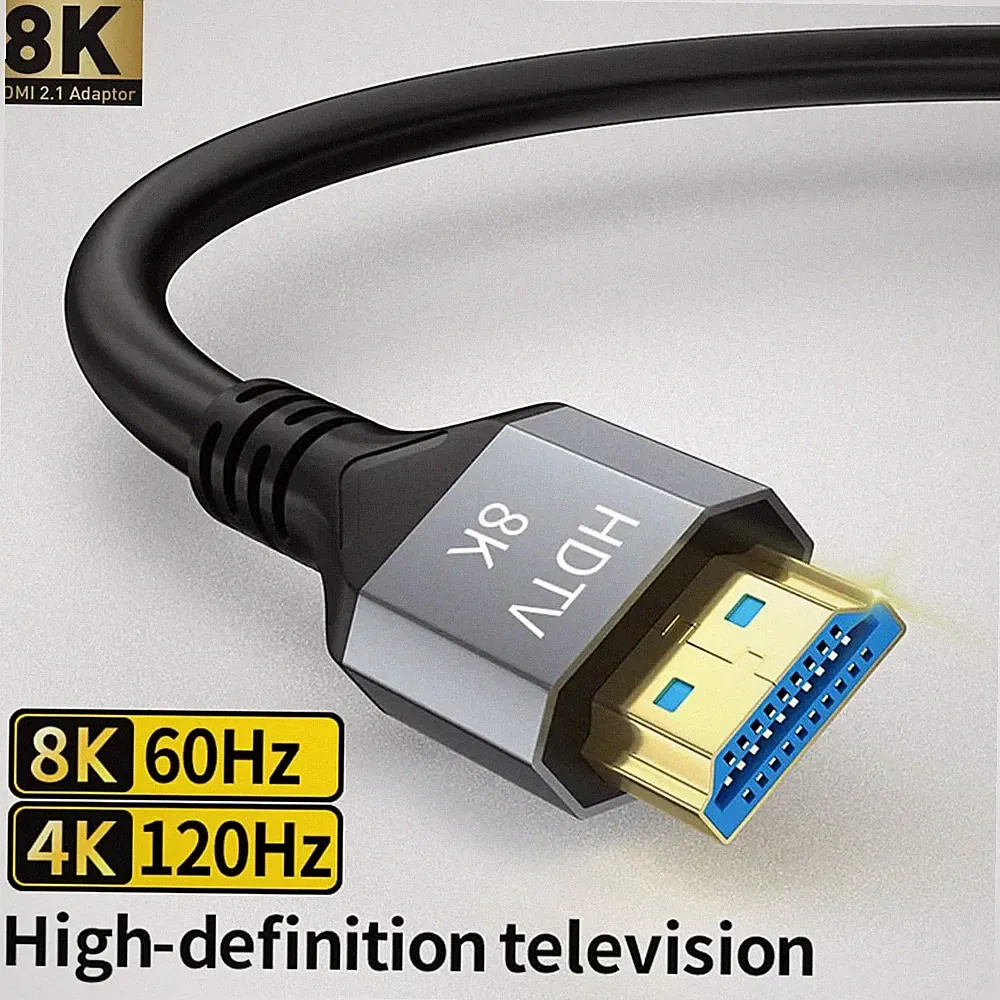 HDMI Kabel 8K 4K 120Hz 60Hz High-Speed HDR Gaming Heimkino Projektor