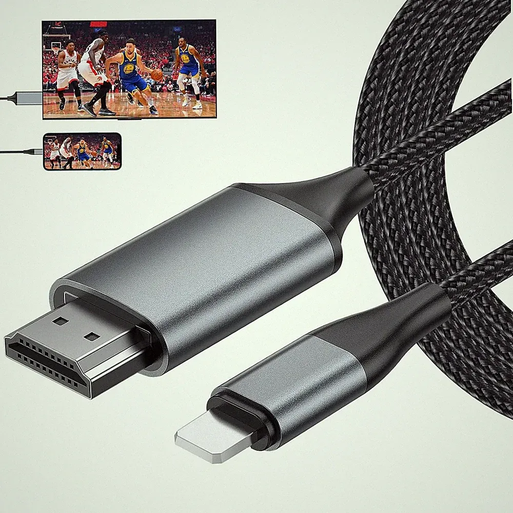 HDMI Kabel für iPhone PAD Pod zu TV Monitor Beamer,digitales HDMI
