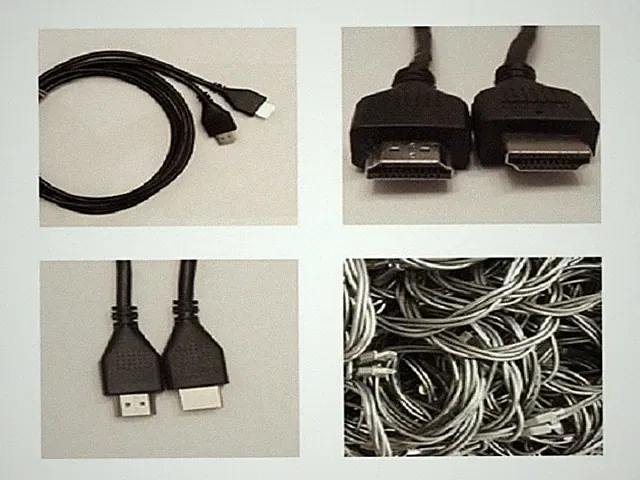 HDMI Kabel LCD TV Beamer Ethernet 4K ULTRA HD 3D ARC schwarz 2m-1,5m-1m(20-)