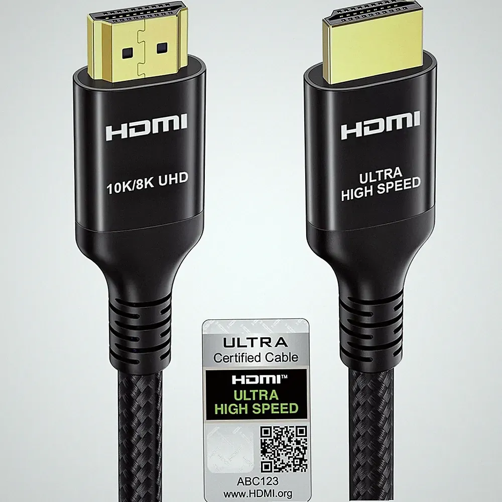 HDMI Kabel Ultra High Speed 2 m 8K 4K 240 Hz für Gaming TV Konsole Beamer PC
