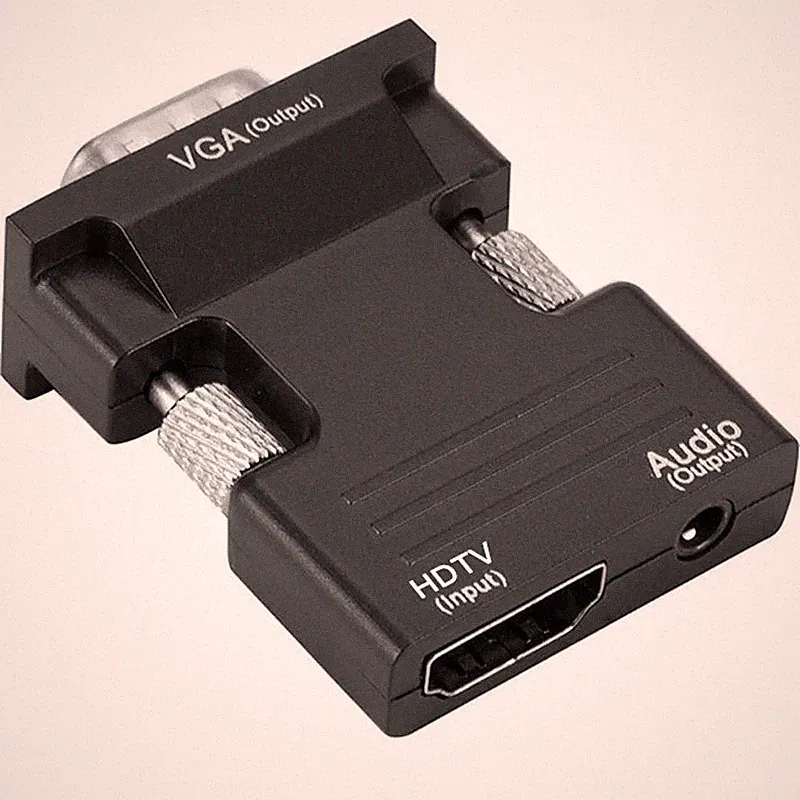 HDMI-kompatibel zu VGA Adapter Für PC Laptop TV Box Projektor HD 1080P HDMI-komp