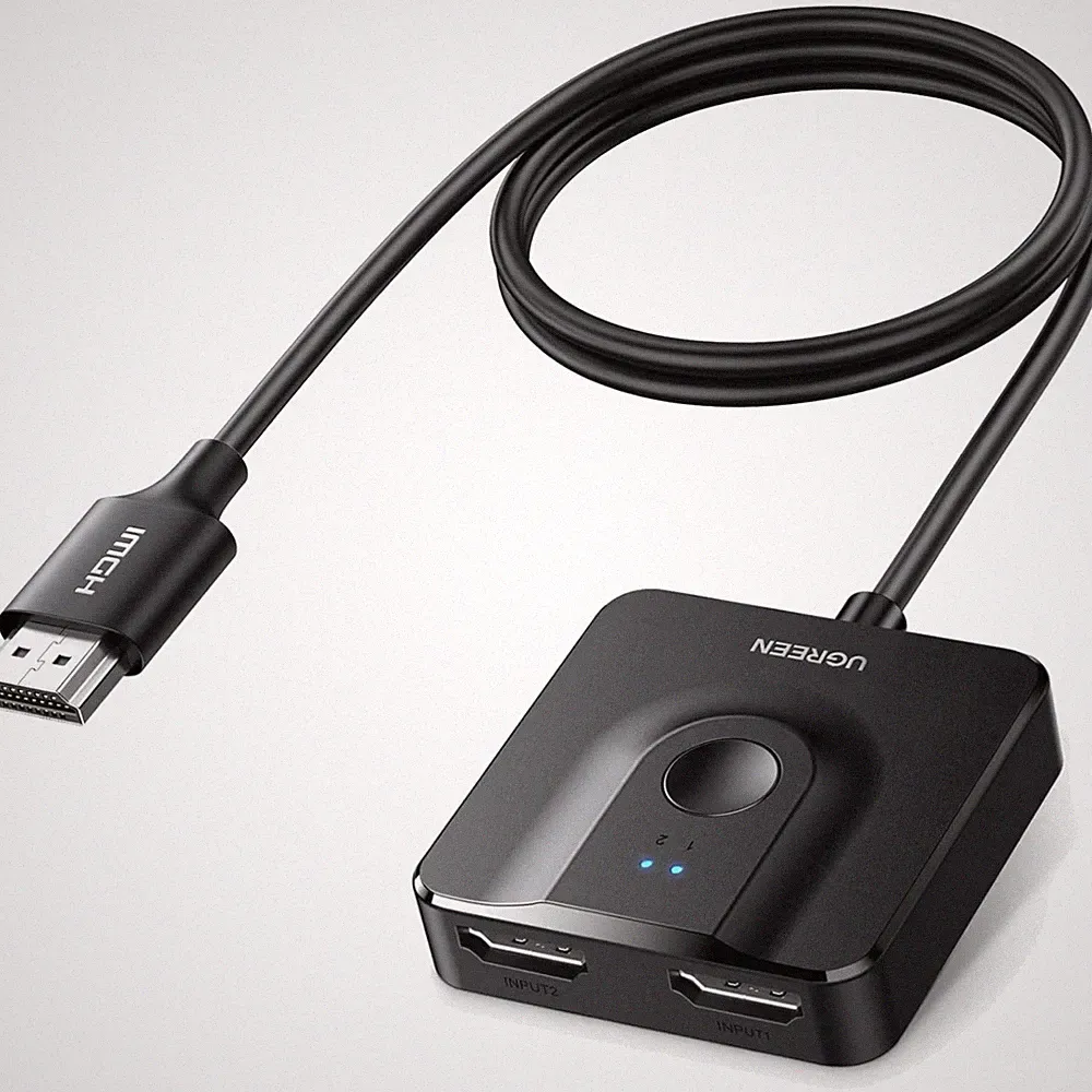 HDMI Switch 4K 60Hz 2x1 oder 1x2 Verteiler HDMI Splitter HDMI VerteilerBidire...