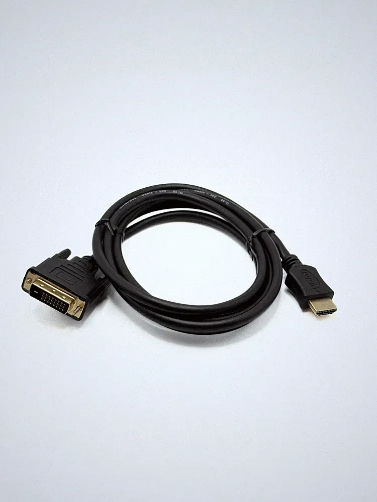 HDMI zu DVI D Adapter Kabel Stecker 2 Meter 1080p 4K PC Monitor Beamer