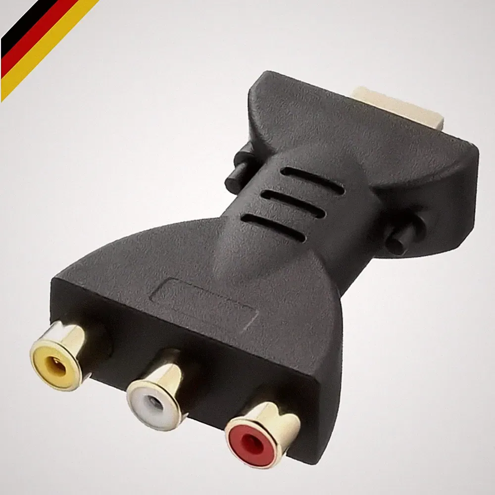 HDMI zu RCA Adapter 1080P Konverter für ältere Fernseher und Projektoren