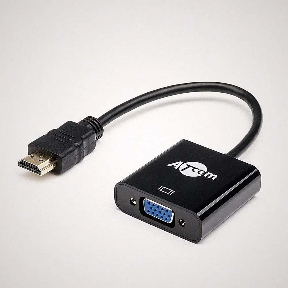 HDMI zu VGA Adapter Full HD 1080p für PC Laptop TV Monitor Beamer