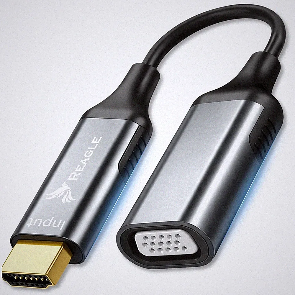 HDMI zu VGA FULL HD D-SUB Konverter Full HD für Monitor und Projektor REAGLE