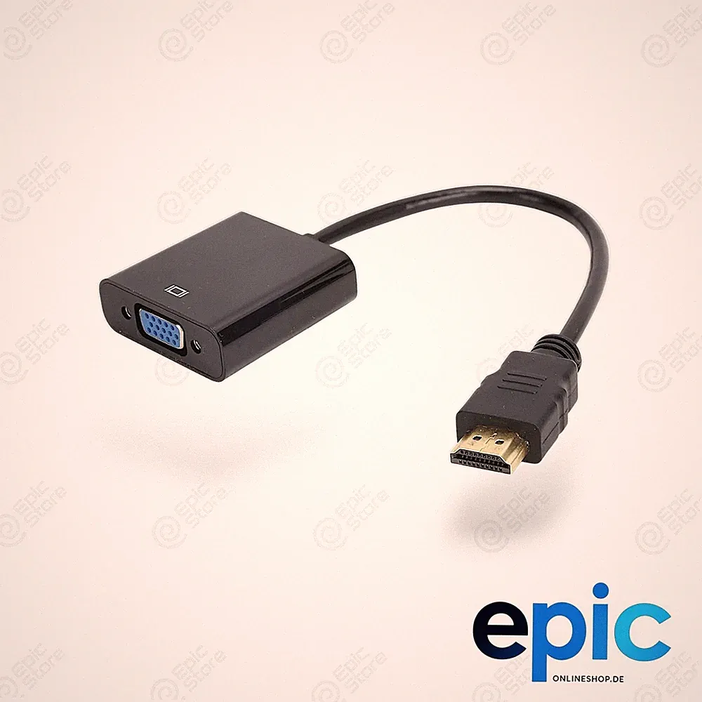 HDMI zu VGA Video Adapter Konverter für Computer Beamer TV PS4