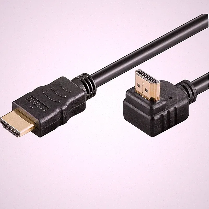 High Speed HDMI Kabel in Premium Qualität 3D HD FullHD UHD 4K 90 / 270 Grad