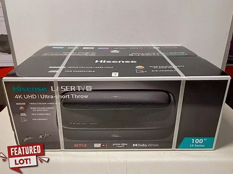 Hisense 100GTUK 100" 4K Ultra HD Laser TV Projektor L9 SERIE ULTRA KURZE TROW