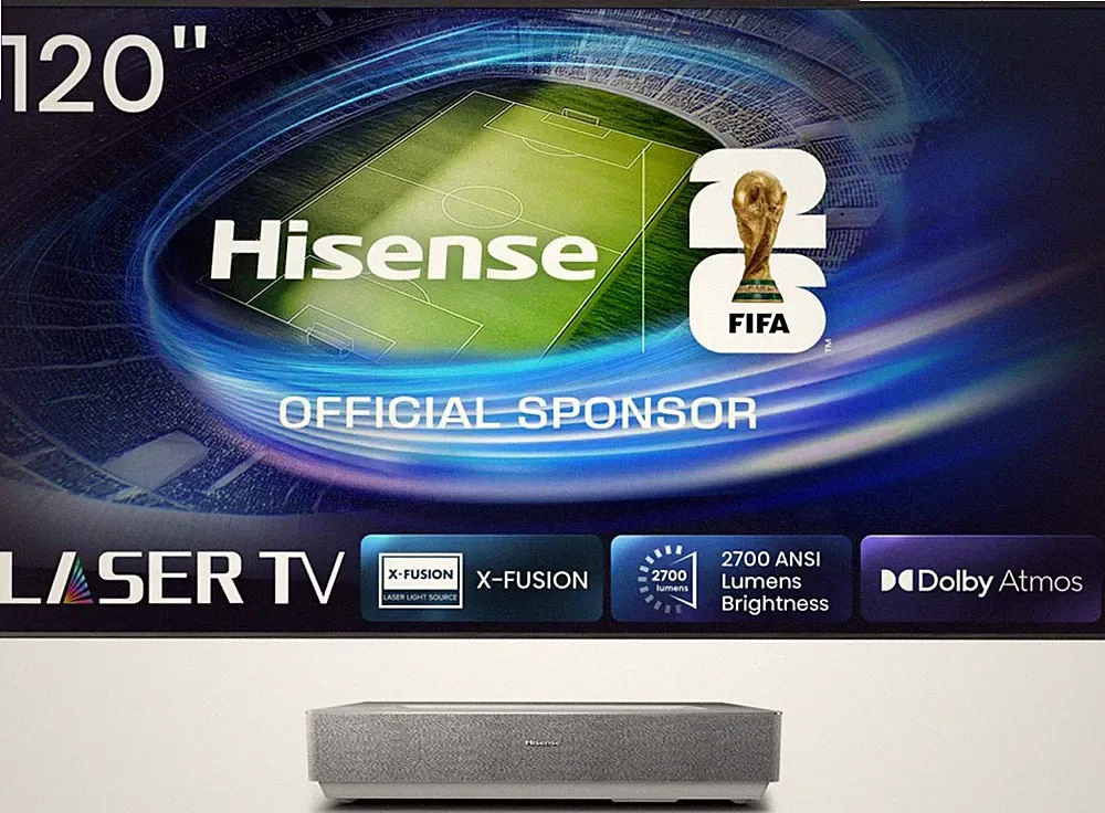 Hisense 120L5ND 4K Laser TV 2700 ANSI Dolby Atmos HDR Smart TV