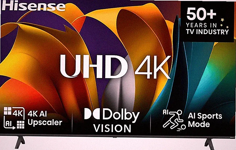 Hisense 65A6N 65 Zoll 4K LED Smart-TV grau Hervorragend - Refurbished