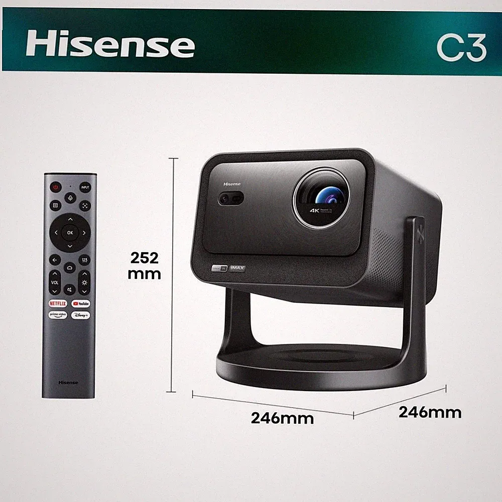Hisense C3 UHD 4K (3840x2160) DLP Laser Silber
