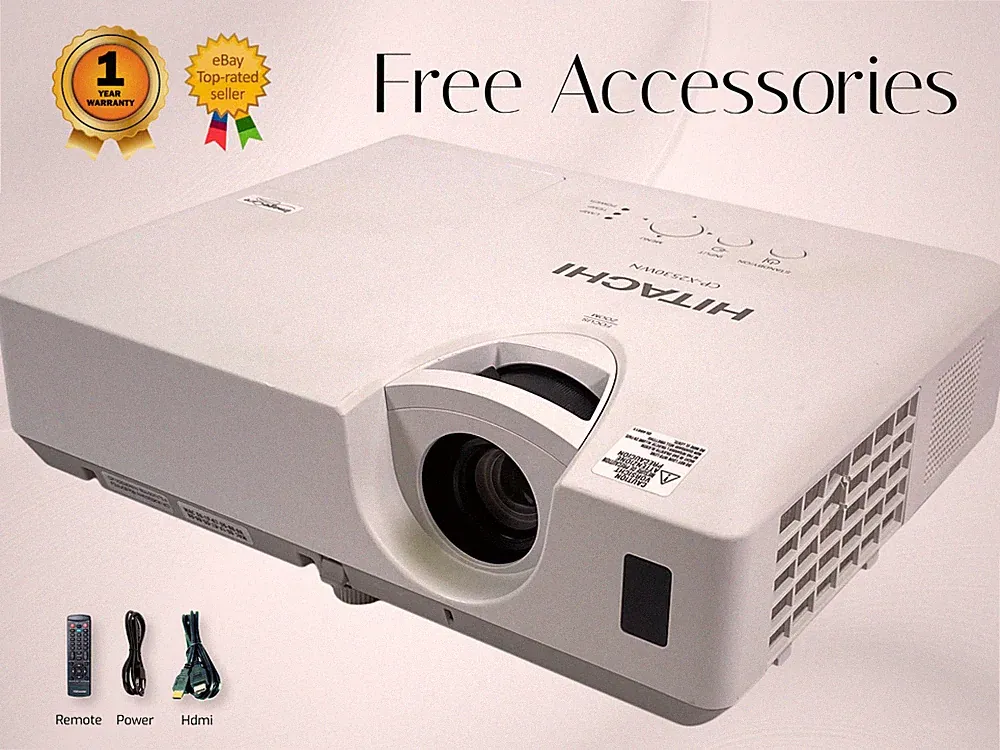 Hitachi CP-X2530WN 4K 3LCD Beamer Für Hochzeiten 2700 Lumen Desktop