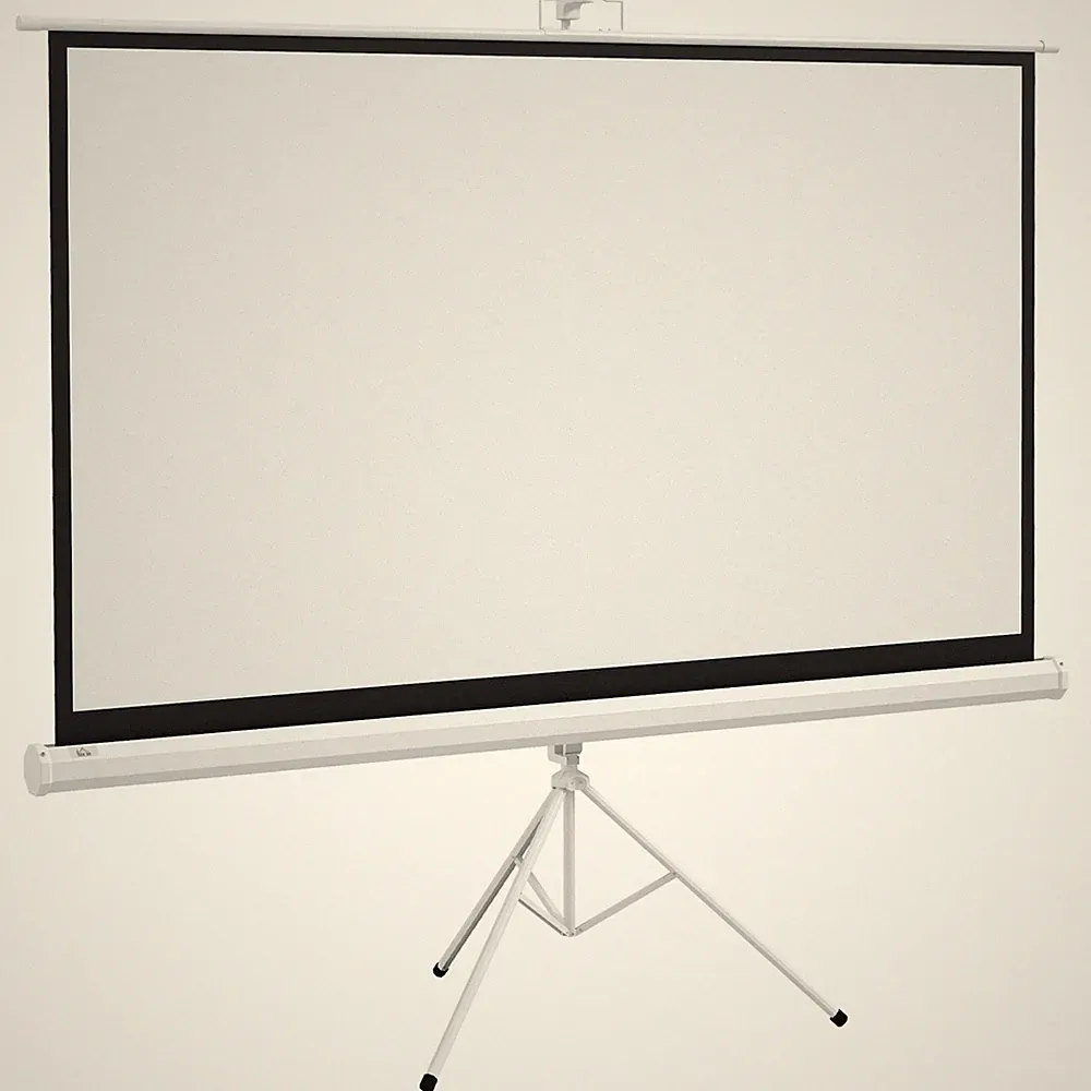 HOMCOM Beamer Leinwand mit Stativ 16:9 HD 4K Heimkino Refurbished