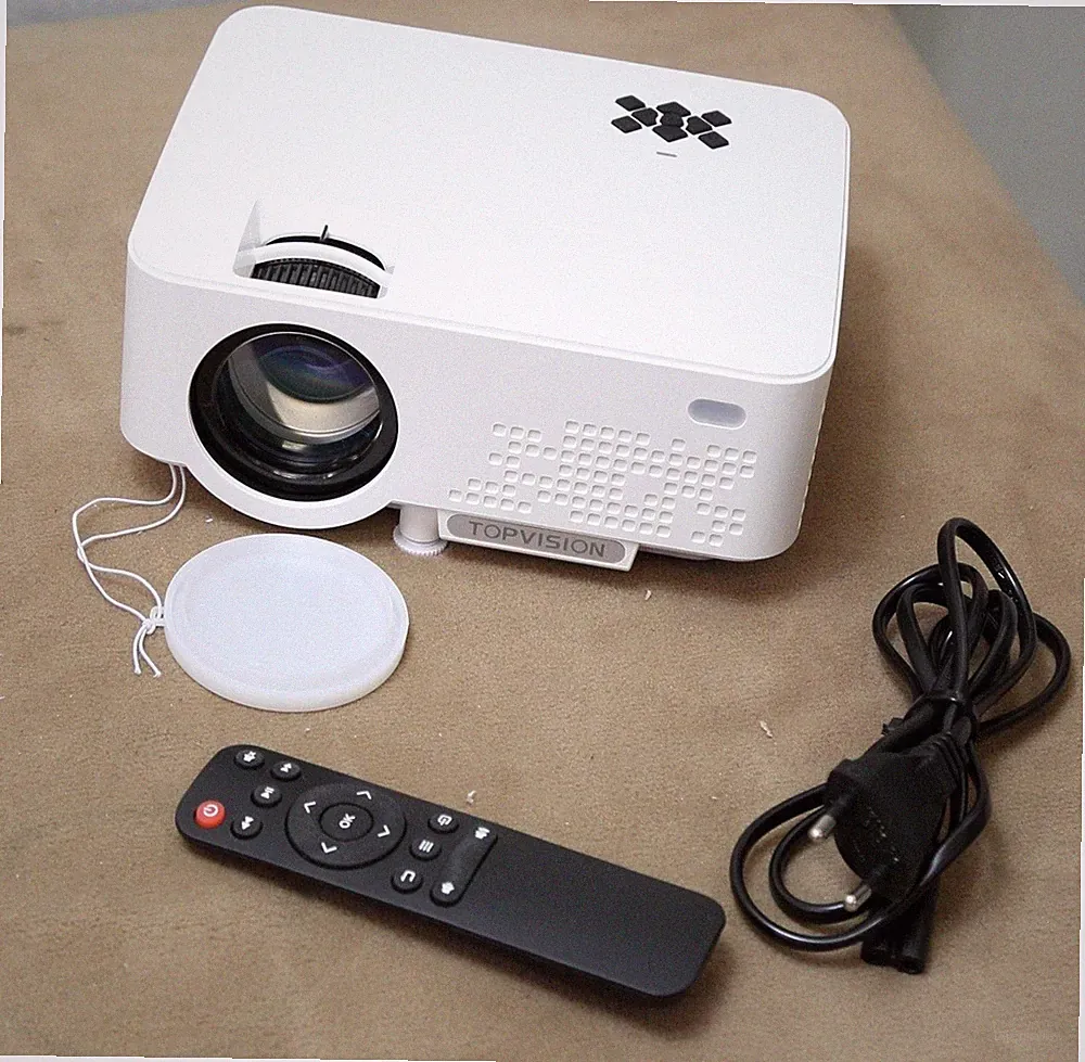 HOPVISION T21 Mini Beamer Topvision Full HD 720P iPhone Android HDMI