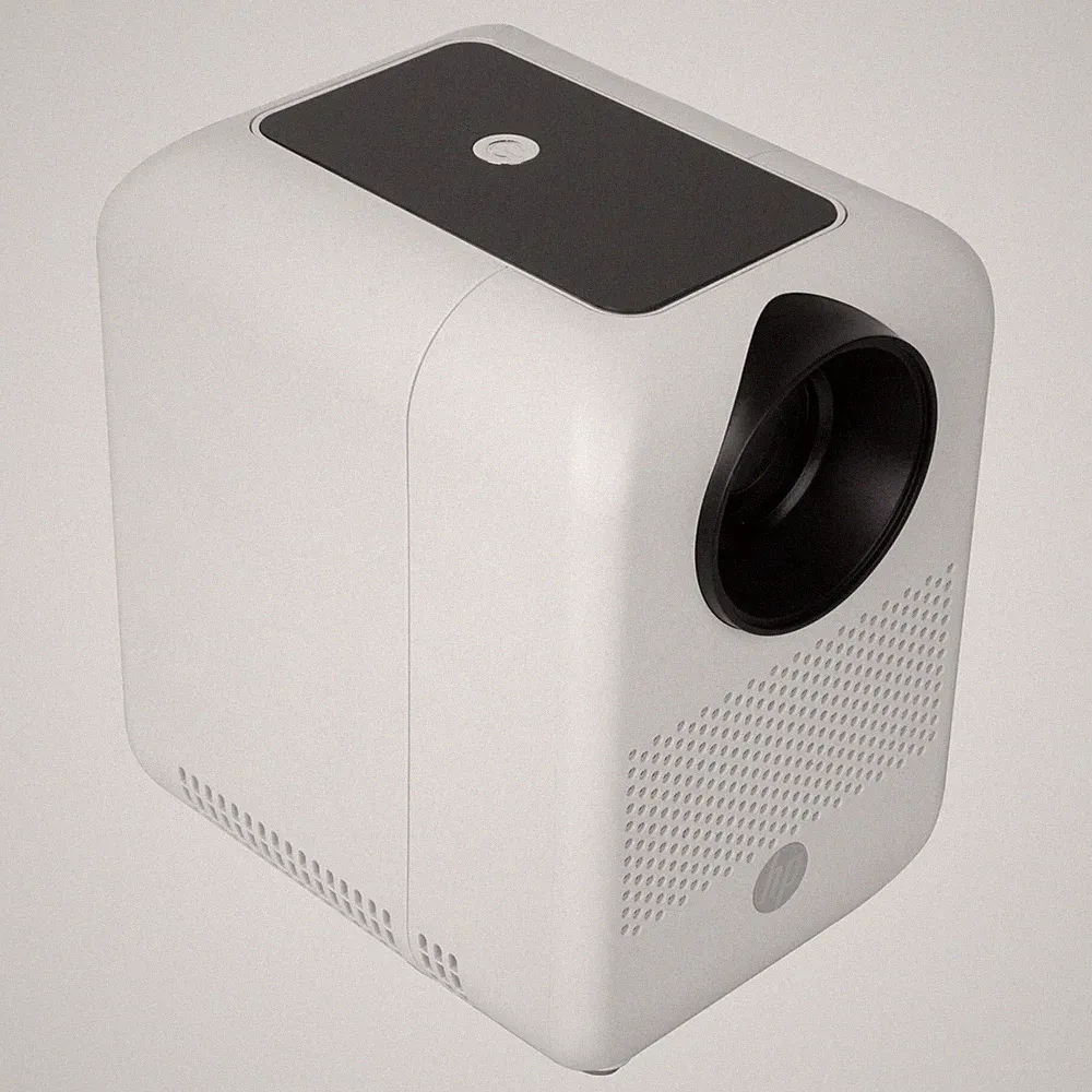 HP CC180W Set mit Leinwand Beamer