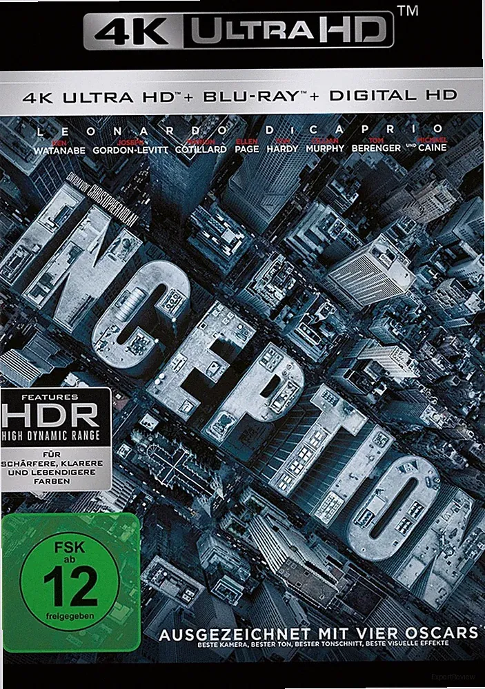 Inception - 4K Ultra HD Blu-ray + Blu-ray (Leonardo DiCaprio) # UHD+BLU-RAY-NEU