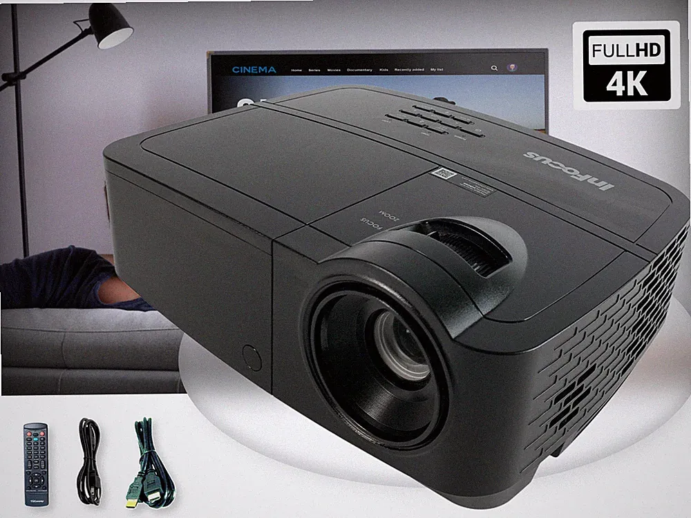 InFocus IN114a 3000 ANSI DLP Beamer Für Home Office Zoom 3D Ready