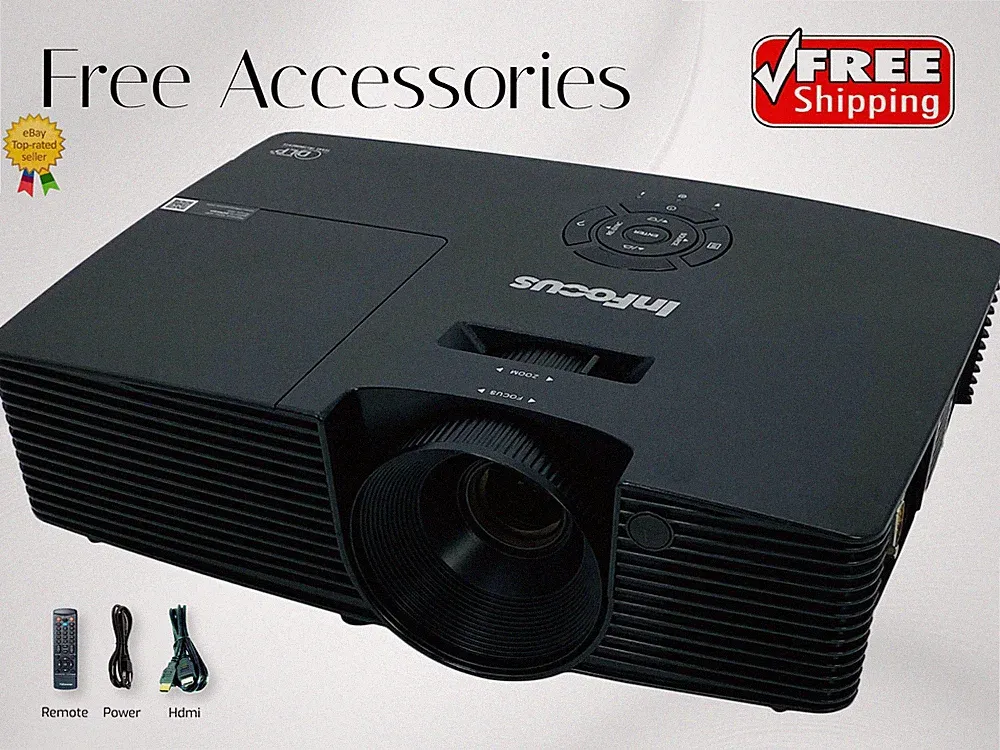 InFocus IN114v 3LCD Beamer 3500 Lumen 3D Lampe bis 10.000 h Full HD