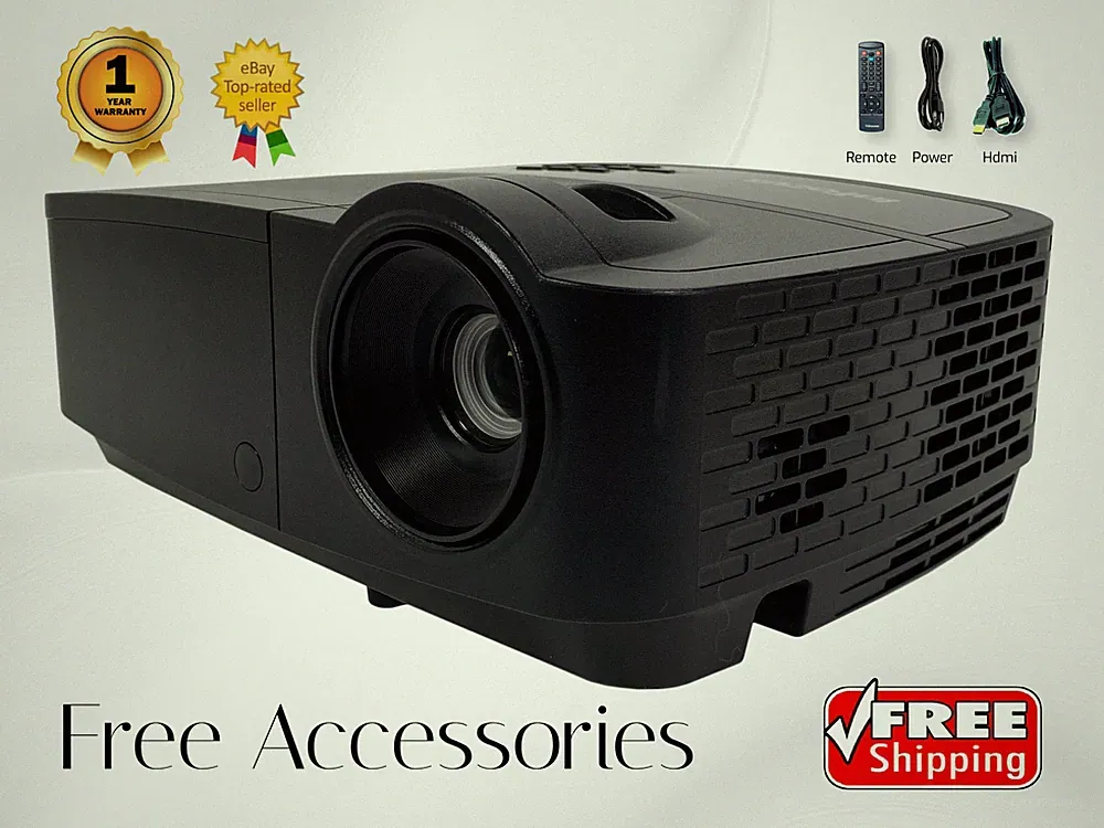 InFocus IN114x 3D DLP Beamer 3200 ANSI 1080p HDMI für Heimkino