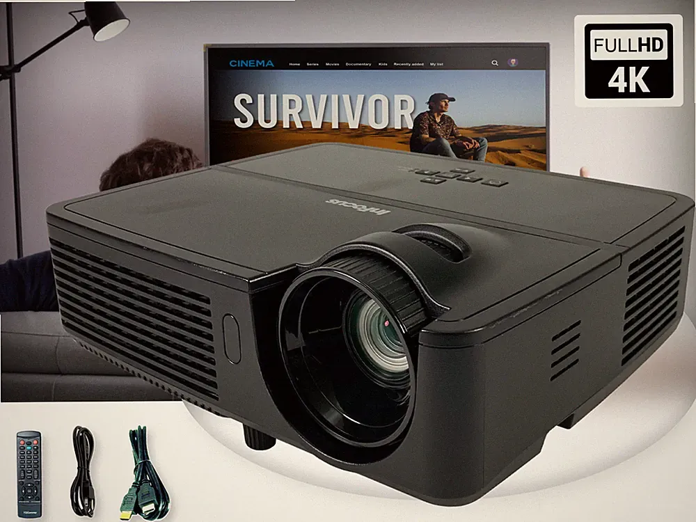 InFocus IN2126 DLP Beamer 3200 ANSI Lumen Full HD für Büro Präsentationen